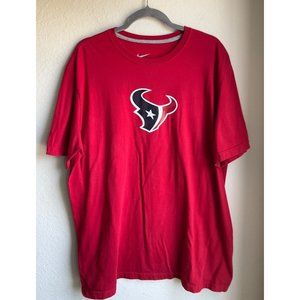 Nike Texans Red cotton T-Shirt size XXL